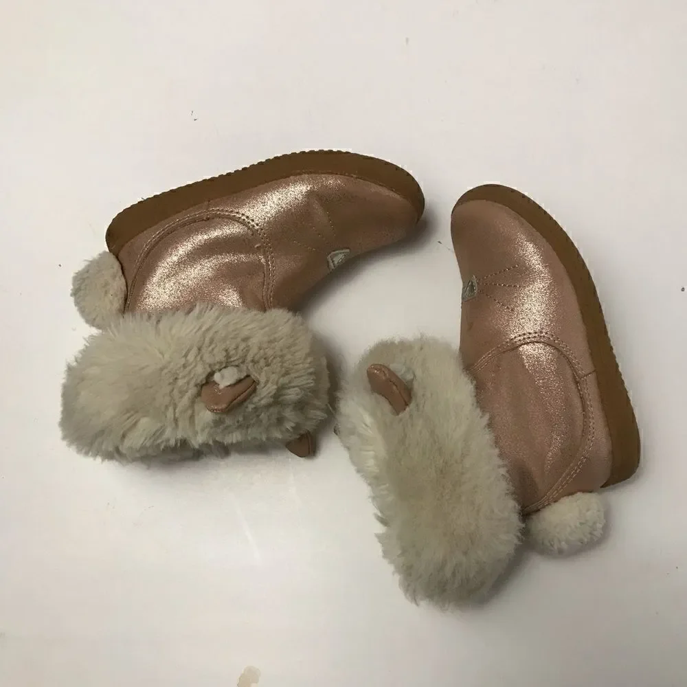 Cat and Jack kitty fur boots